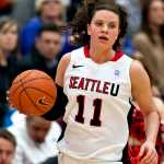 Talisa Rhea is shown playing for Seattle University during the 2010-11 season. Rhea is now the Manager of Basketball Operations for the WNBA's Seattle Storm.
