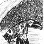 Fith grade winner Maddy Roemeling's bookmark.