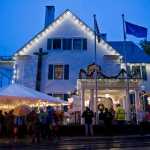 Juneau residents wait in line to attend the Governor's Open House on Tuesday.