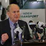 Gov. Bill Walker presents his fiscal year 2017 fiscal plan on Wednesday, Dec. 9, 2015 in Anchorage.