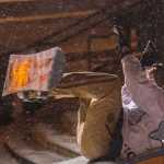 And he's safe! A competitor slides to a finish at Eaglecrest's Downtown Rail Jam on Saturday.