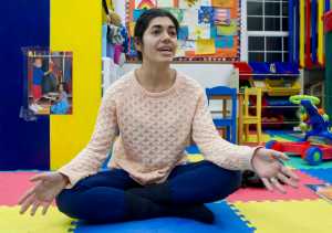 Israa Kako-Gehring, owner of the Gehring Nursery School, is collecting household goods and clothing to be shipped to Washington state to help incoming refuges.