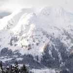 Early morning sunlight hits Mount Ben Stewart from the trail to Mount Troy on Dec. 18.
