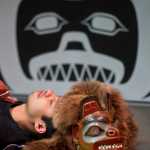 Xoodi rehearses in Perseverance Theatre's production of "Our Voices Will Be Heard" written by Vera Starbard.