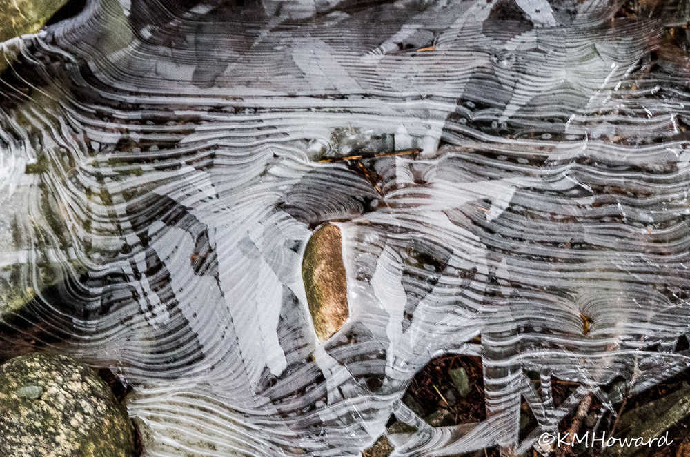 The simple beauty of frozen ice.