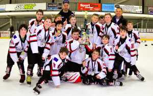 The Juneau Douglas Ice Association won the Moose Fest Invitational Tournament's 10-and-under division in Anchorage last weekend.