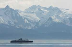 The Alaska Marine Highway ferry Malaspina heads up Lynn Canal towards Haines and Skagway from Juneau in 2008. An AMHS official recommended Thursday that the state scale back from 11 ships to nine.
