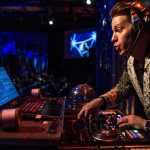 DJ Manuel Hernandez keeps the beat during the Wearable Art Extravaganza 2016 at Centennial Hall on Sunday.