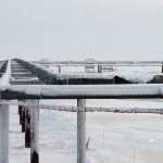 This Feb. 9 photo shows ice forming on pipelines built near the Colville-Delta 5, or CD5, drilling site on Alaska's North Slope. ConocoPhillips in October 2015 became the first to drill for oil in the National Petroleum Reserve-Alaska, a region the size of Indiana set aside by President Warren G. Harding in 1923.