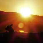 Sun dog at Sunny Point at sunset. Photo by Brooke Daly.