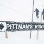 Sammy Becker and Mo Michels head up to Pittman's Ridge to take advantage of the fresh snow at Eaglecrest on Wednesday.