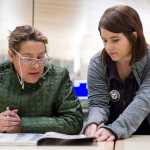 Delia Canales, left, originally from Mexico, receives instruction from Felicite Toney during an English as a Second Language class at the Mendenhall Valley Public Library last month. The Learning Connection provides ESL and immigration courses for free.