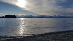 Afternoon delight at Eagle Bach overlooking the Chilkat Mountains.