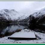 It's winter again at Salmon Creek reservoir.
