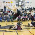 The JDHS Dance team performs their hip hop routine during "Showtime," the team's annual end of season show,  at the Juneau-Douglas High School gym on Friday and Saturday.