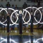 The JDHS Dance team performs the Light March Friday at the Juneau-Douglas High School gym during "Showtime," the team's annual end of season show, on Friday and Saturday.