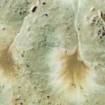 Subtle colors and patterns in glacial mud. Photo by Kerry Howard.