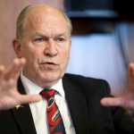 Gov. Bill Walker speaks during an interview in his Capitol office on Wednesday.