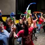 Juneau-Douglas High School students rehearse for their spring musical production of "Junie B. Jones."