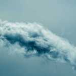 A solitary cloud drifts by. Photo by Kerry Howard.