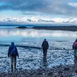 Tidepoolers head out to explore at Sunshine Cove.