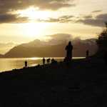 The evening comes to an end in Sandy Cove, Glacier Bay National Park. Photo by Ben McLuckie.