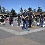 The start of the show: Juneau  musicians put on a once-only performance of "Inuksuit" on Saturday at the University of Alaska Southeast as part of Juneau Jazz & Classics.