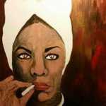 Amanda Filori's portraits of her favorite musicians will be  on display at KTOO for First Friday.