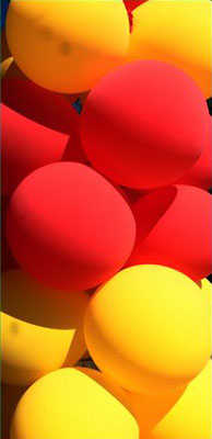 Complimentary colors on a bouquet of balloons at Pioneer Park in Fairbanks. Photo by Denise Carroll.