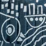 Urban etchings at a bus stop