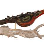 Raven Rattle by Art 'Bugs' Nelson, part of Sealaska Heritage Institute's 2016 Juried Art Show on view at the Walter Soboleff Building through September. Photo by Brian Wallace.
