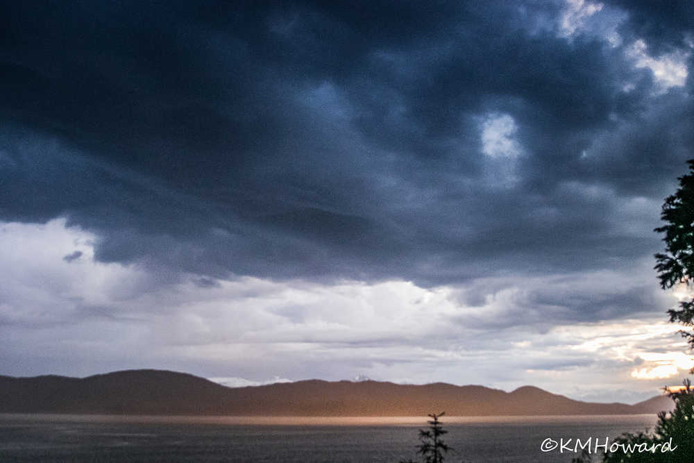 Ominous clouds before the thunderstorm, Shelter Island.