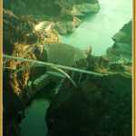 Hoover Dam impounds Lake Mead, the largest reservoir in the US by volume.