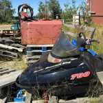 This Tuesday, July 12, 2016, photo provided by the City of Bethel shows junk at the city's landfill in Bethel, Alaska. A decades-long tradition at one of Alaska's largest rural hubs has come to an end with a ban on the popular local practice of scavenging at the Bethel landfill. The recent clampdown in Bethel comes amid concerns that the dangerous conditions at the dump were creating a liability for the community. (Ann Capela/City of Bethel via AP)