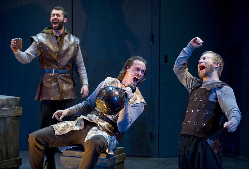 Rehearsal of William Shakespeare's "Othello" at Perseverance Theatre in September 2015.