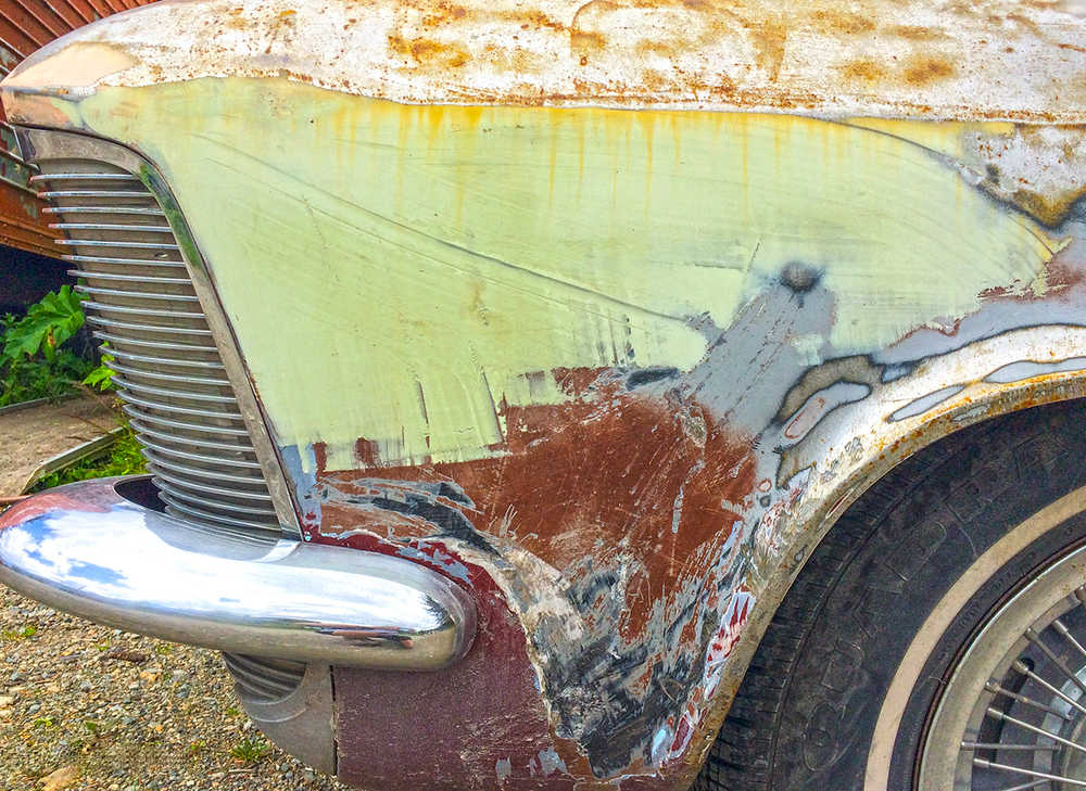 A land barge fender.