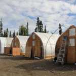 Four outdoor greenhouses totaling 4,800 square feet of grow space line the back of Greatland Ganja's operation. With the long summer light causing quick growth, owner Leif Abel worried enforcement officers might not have looked kindly on plants over 18 inches.