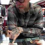 Dave Lang owns and operates High Tide Tattoo. As a half-Tsimshan, half-white tattoo artist, he specializes in formline tattoos and puts them on Native and non-Native clients.