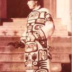 Andrew Wanamaker, grandfather of Roy A. Peratrovich, Jr., made the canoe voyage that inspired "Little Whale."