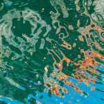 Abstract harbor reflection.