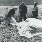 As the recovery effort continued after the crash of Alaska Airlines Flight 1866 on Sept. 4, 1971, crews on the ground ran out of body bags and were forced to use sheets of duct-taped Visqueen sheeting to hold remains and carry supplies.