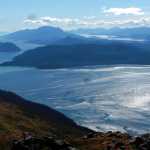 Grand Island, Stephen's Passage and Gastineau Channel from West Peak.