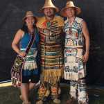 From right: Mique'l, Mike and Nick Dangeli. Mique'l Dangeli started as assistant professor of Alaska Native Studies at UAS this fall.
