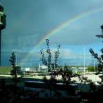 Rainbow over Anchorage Airport, Sept. 8.