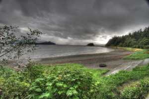 Auke Rec on a moody day.