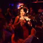 A drag-show performer collects donations from the audience Sept. 30, 2016 at Friday's Femme Fatale fundraiser in the Renezvous bar.
