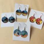 Juneau artist MK MacNaughton recently began creating earrings, which will be for sale at Sketch on First Friday.