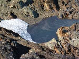 Everlasting winter on the far side of Mt. Roberts.