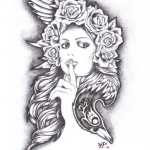 This drawing is by Lemon Creek Correctional Center inmate Zachary Pierwola.