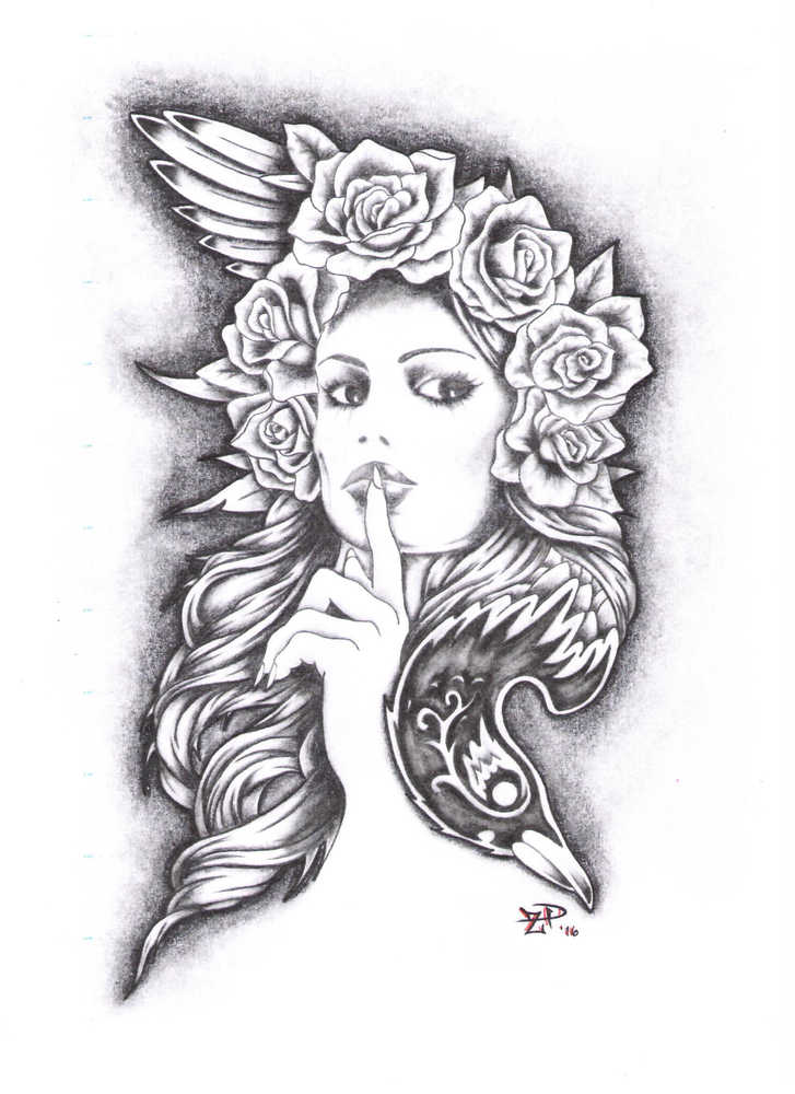 This drawing is by Lemon Creek Correctional Center inmate Zachary Pierwola.